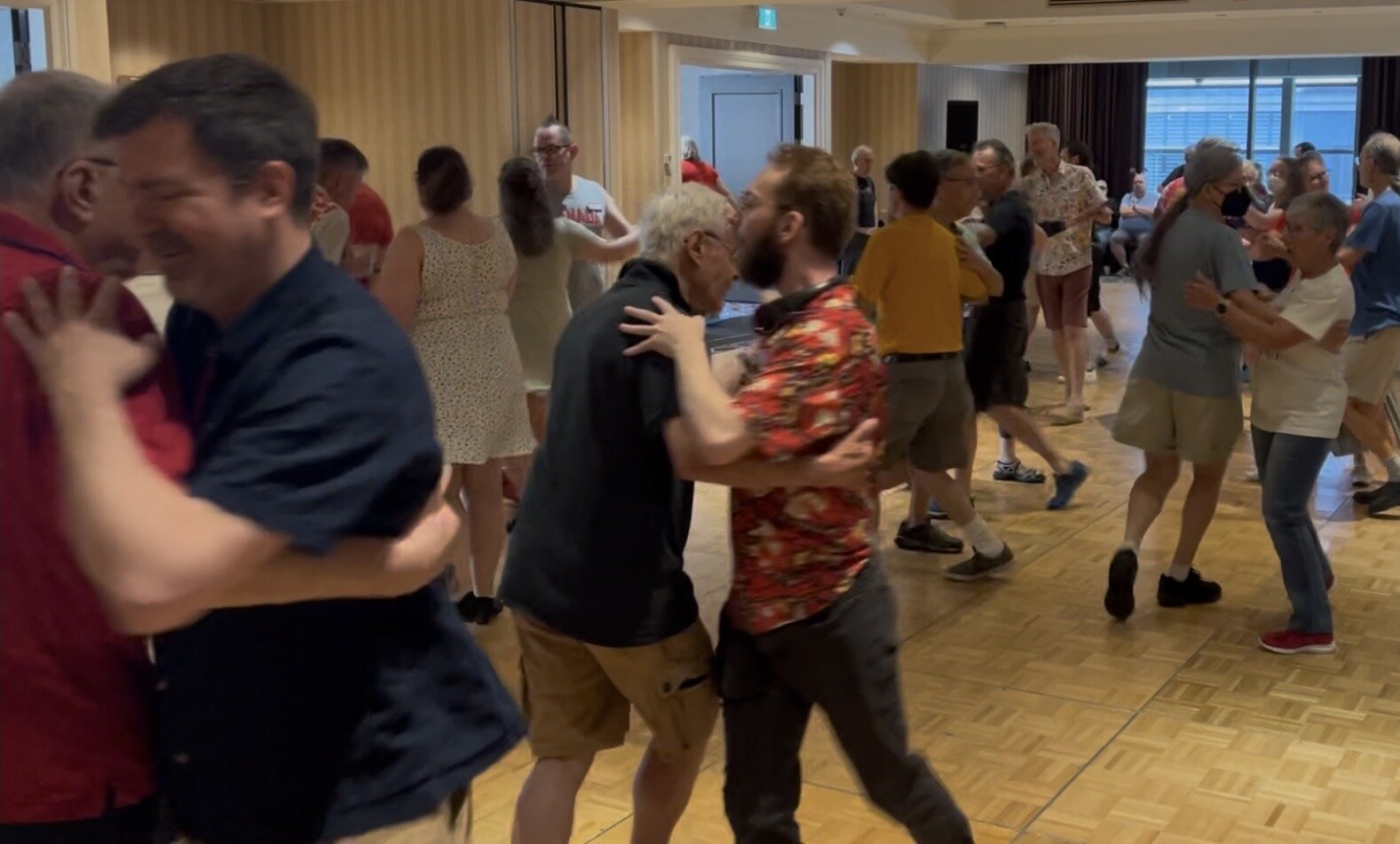 Group of square dancers
